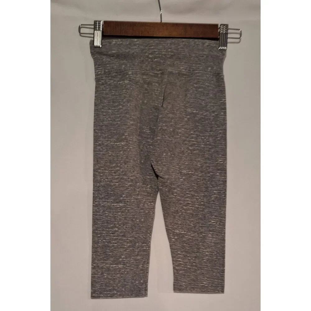Justice‎ Girls Gray Capri Cropped Leggings Size 8